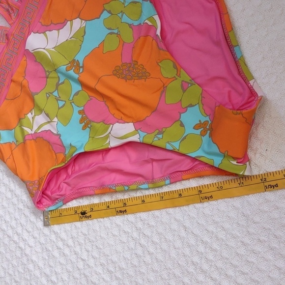 New Trina Turk Playa De Flor Plunge Swimsuit - Picture 11 of 11